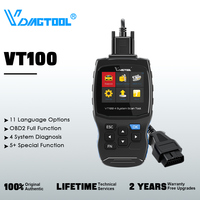 VDIAGTOOL VT100 Car Diagnostic Tool SRS/ABS/Transmission/Engine OBD2 Scanner SAS EPB Throttle Reset