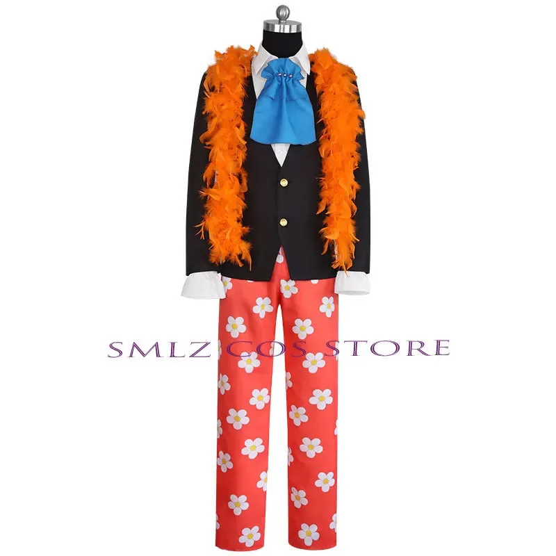 CyBurukku Cosplay Anime Soul King Brook Kostüm Skelett Uniform Perücke Anzug Halloween Party Bühne Outfit für Mann Frau