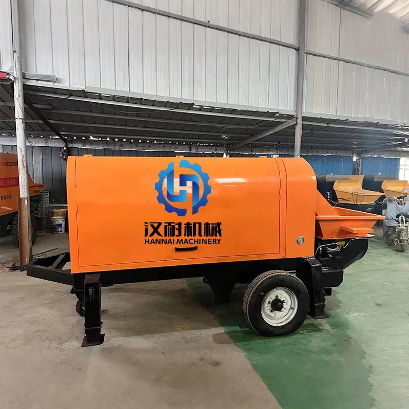 2025 جديد جودة عالية YG30 الديزل آلة مضخة الخرسانة مقطورة صغيرة مضخة نقل الخرسانة 20m3/ساعة قدرة مضخة خلاط الخرسانة