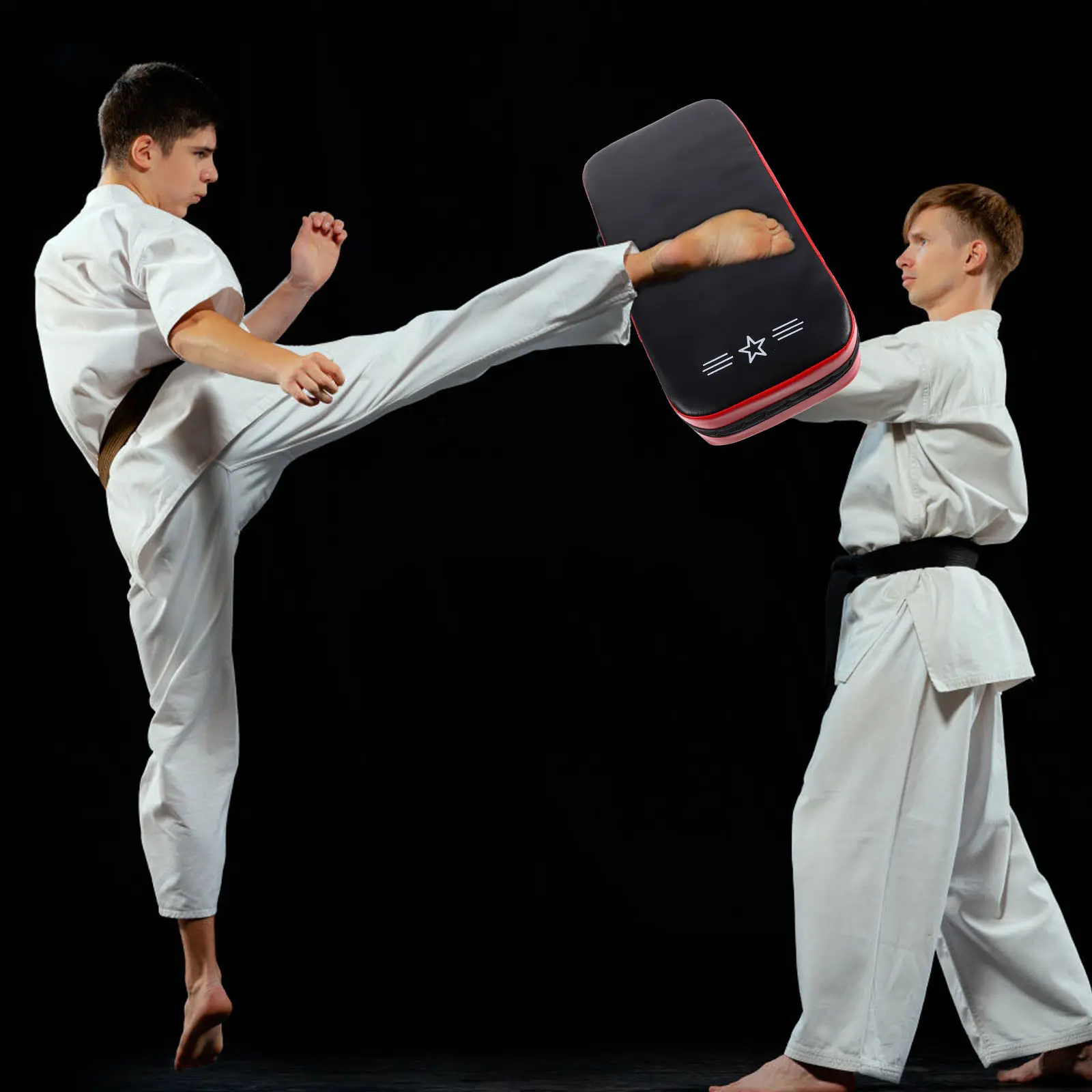 Thicken PU Boxing Body Pad Kick Shield Protection Boxing Training Tool for Martial Arts Muay Thai Taekwondo Sparring