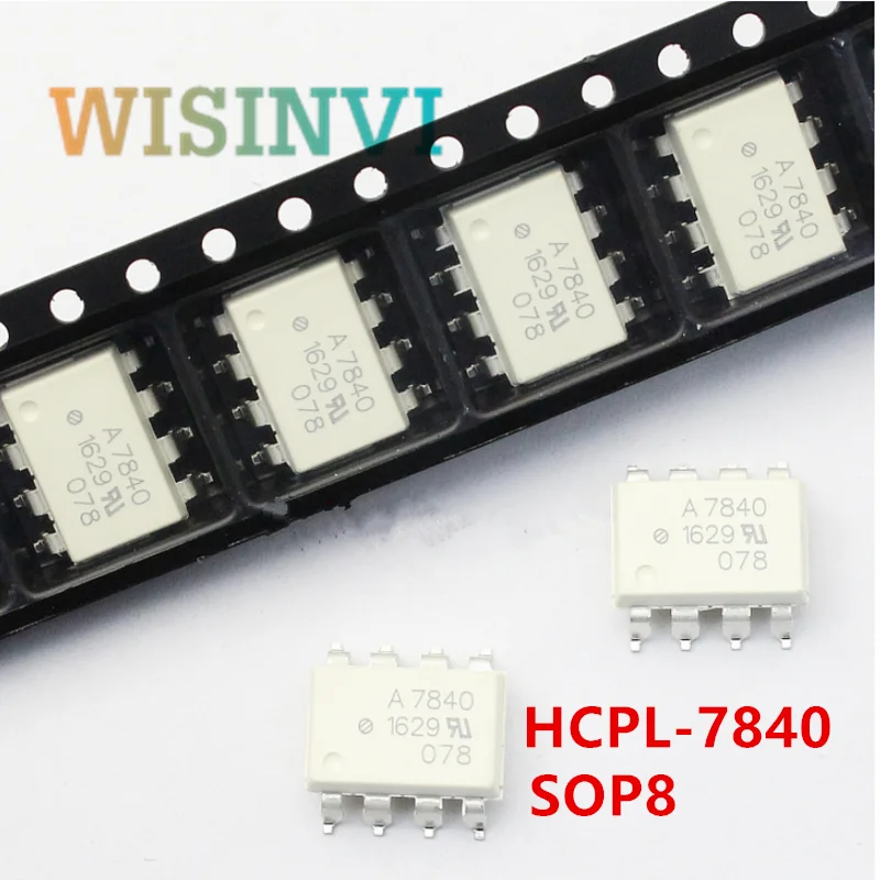 10PCS ACPL-7510 HCPL-7510 A7510 HCPL-7520V A7520V A7520 HCPL-7840 A7840 HCPL-A7800A A7800A SOP8  isolation amplifier