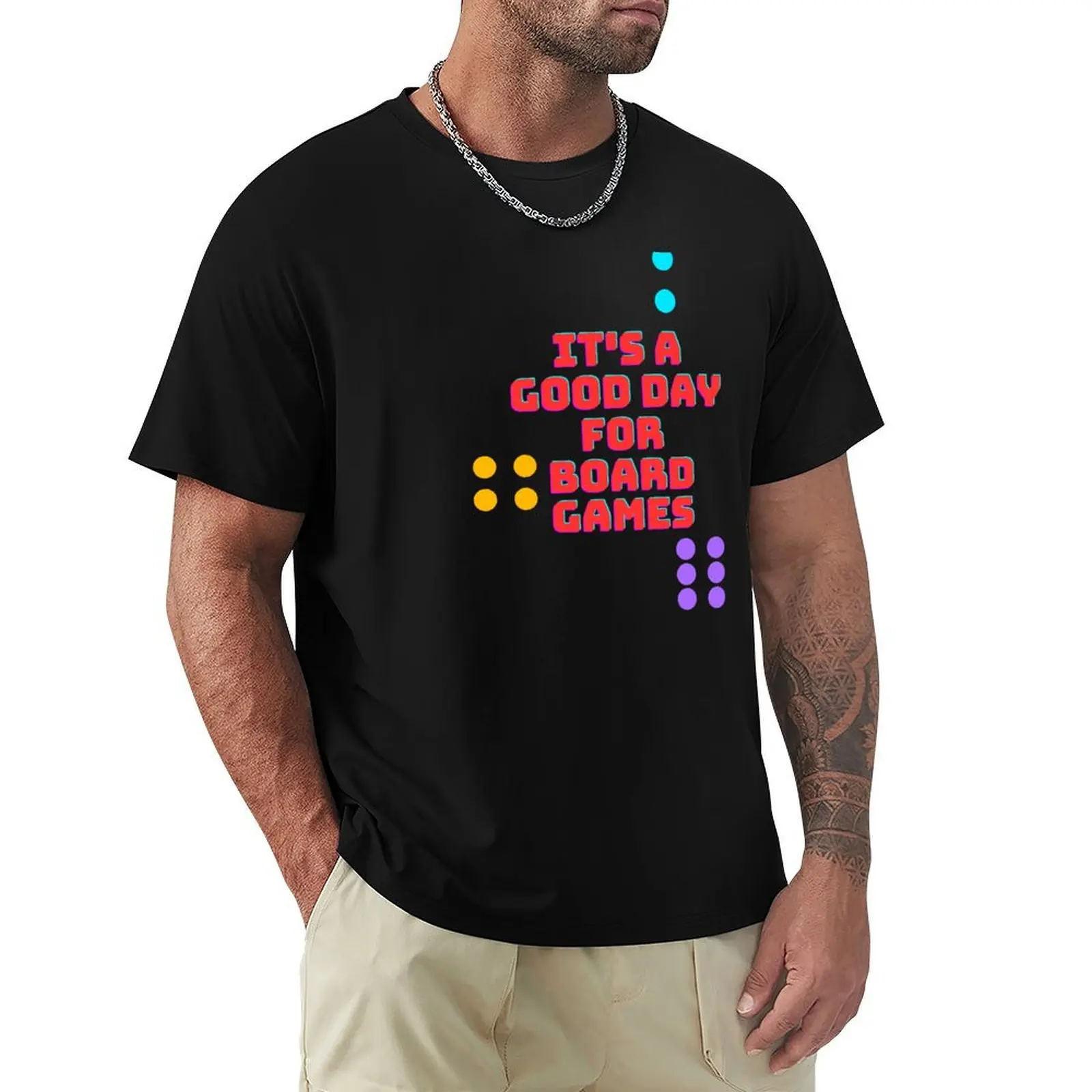 It's A Good Day For Board Games T-shirt boys whites customs men clothes