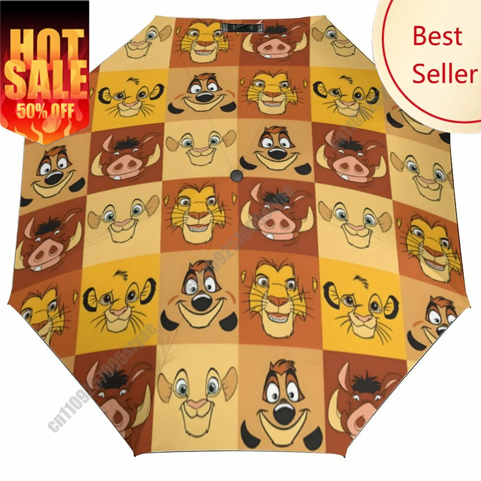 

Simba Umbrella Disney Cartoon 3 Fold Auto Suitable Both Sunny Rainy Days Decoration Gifts Decor Custom Umbrella