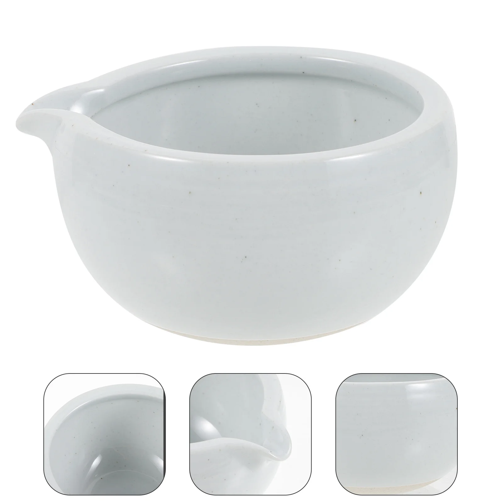 

Compact Ceramic Matcha Bowl with Spout Traditional Japanese Design for Tea Ceremony Lovers Ceramic Matcha Bowl with Spout