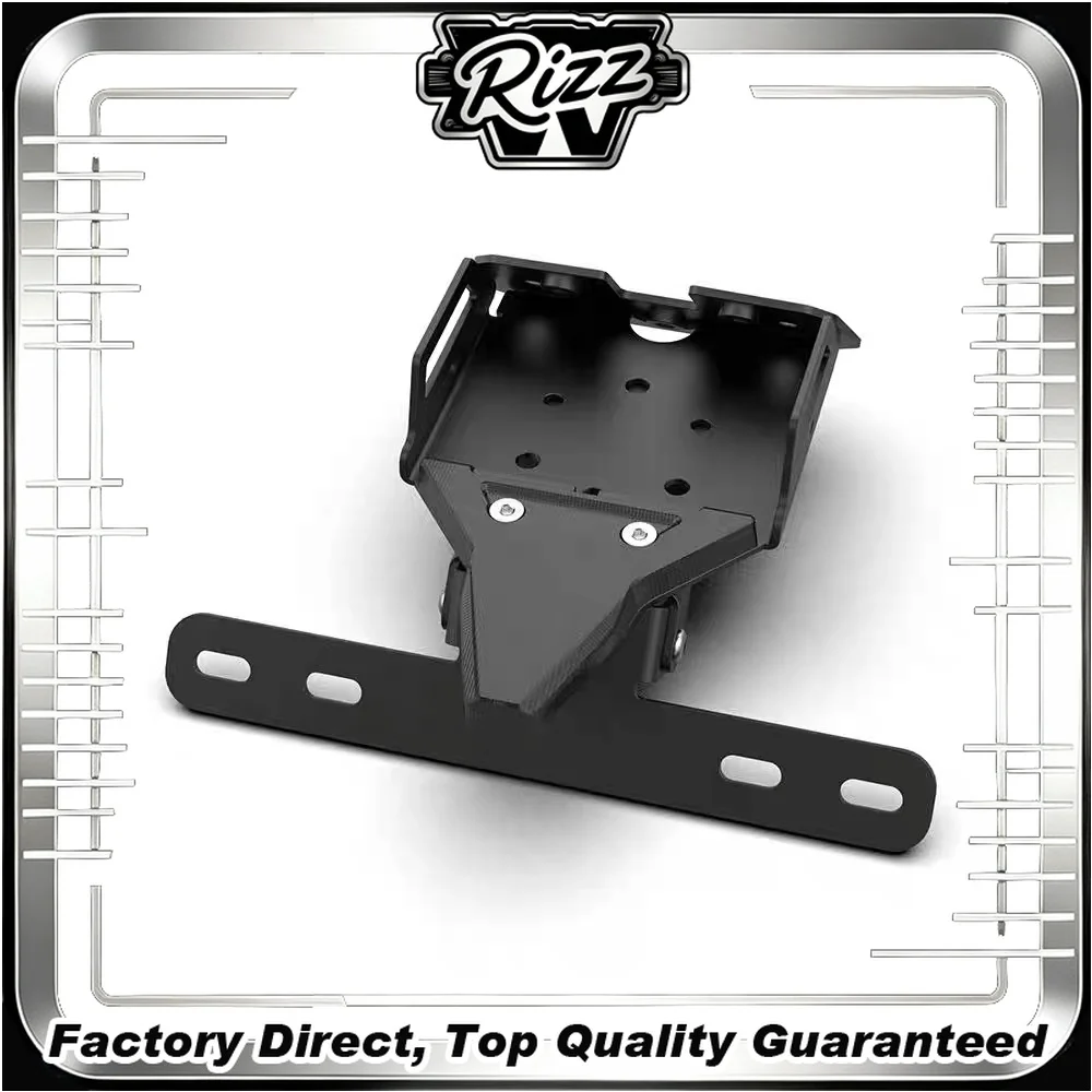 FOR 675SR-R Racing Modified Short License Plate Bracket Elevates Position to Minimize Mud Splash Erosion for Enhanced Durability