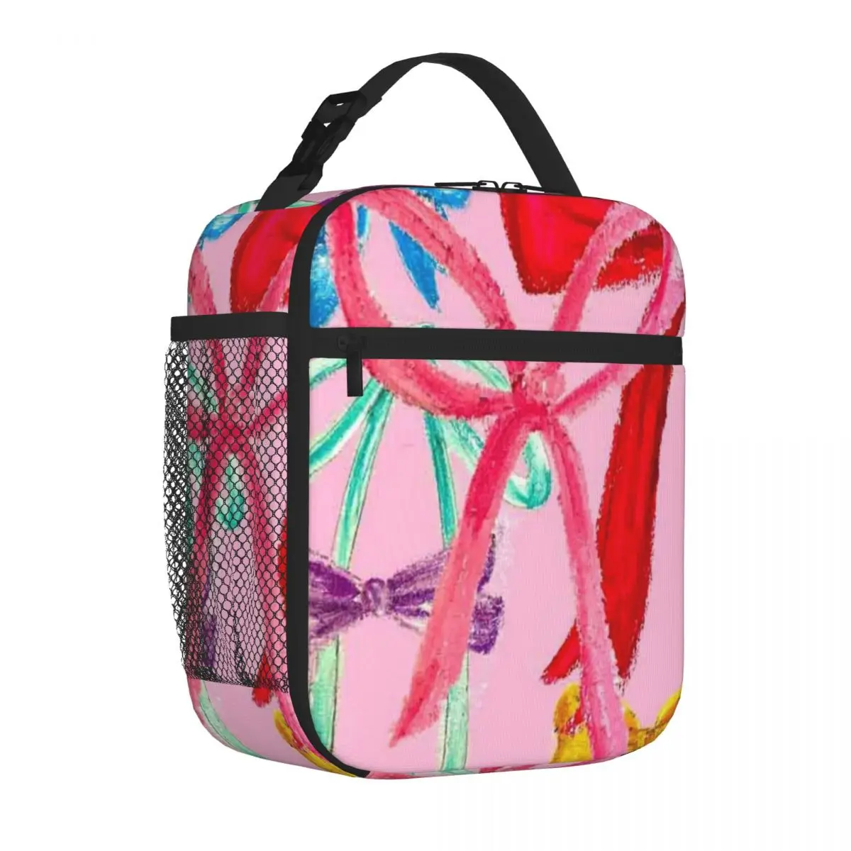 Bestselling Bows And Ribbons Large Capacity Insulated Lunch Pouch Desk Dining Bento Bag