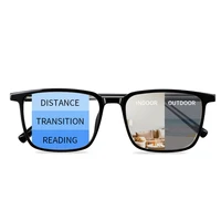 Gafas de lectura fotocromáticas progresivas multienfoque para hombre y mujer, lentes de sol UV de transición, antideslumbrantes, lector de sol