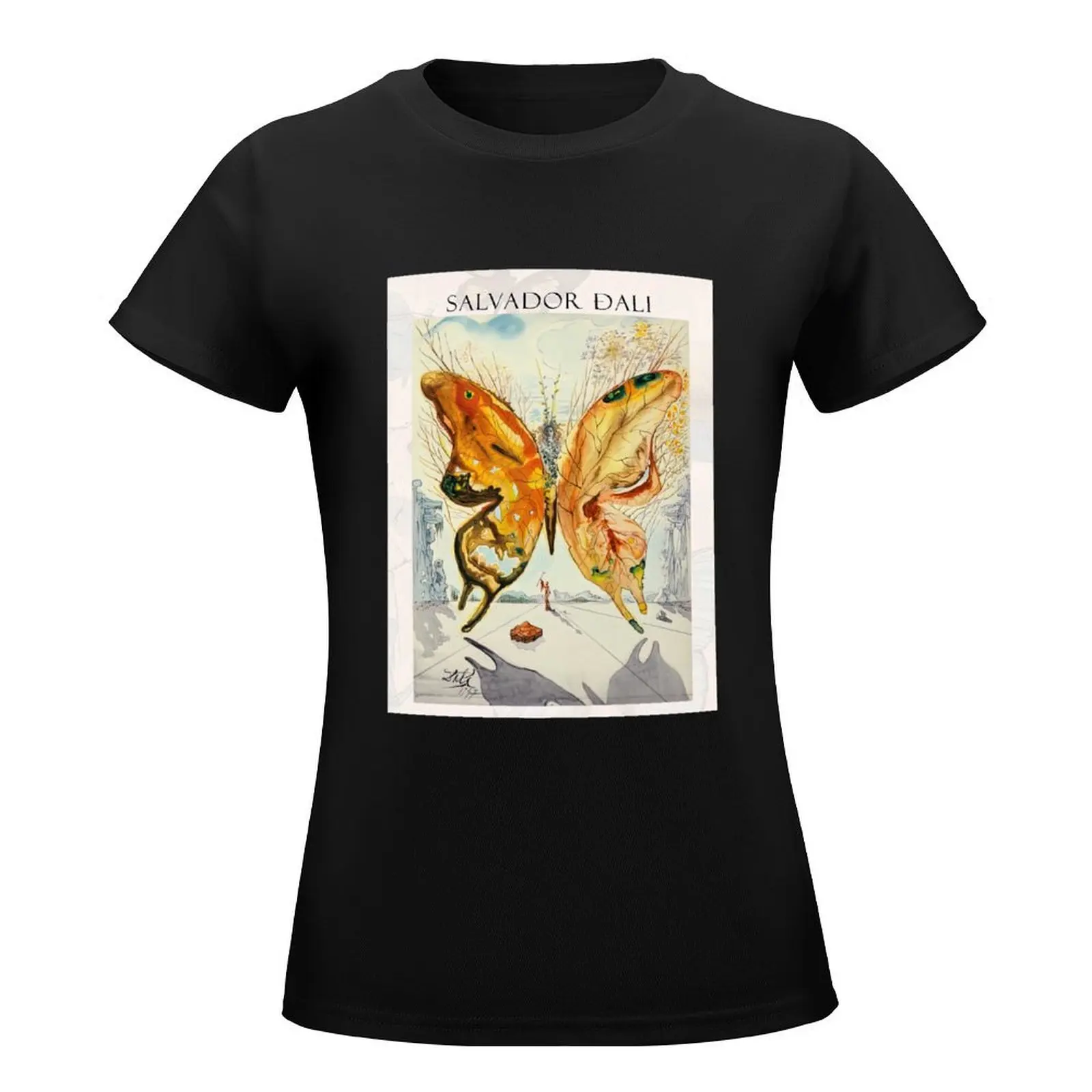 Affiche d'art de papillon de Salvador Dali Venus, T-shirt, exposition, 1947