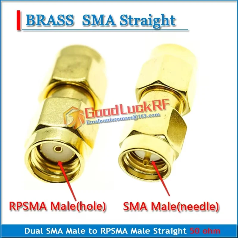 SMA macho a SMA macho 90 grados SMA macho a RPSMA macho ángulo recto RPSMA macho a RPSMA macho tipo L Striaght 50ohm conector RF
