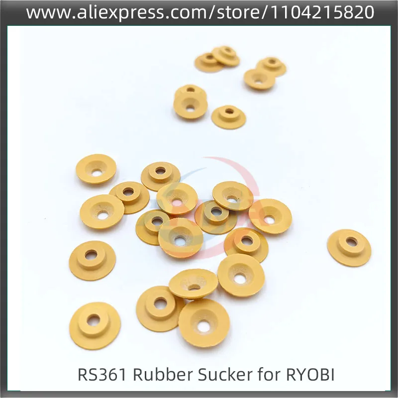 

100 шт. Ryobi RS361 резиновая присоска, запасные части для печатной машины, резиновые присоски, офсетные прессы желтого цвета для машины Ryobi
