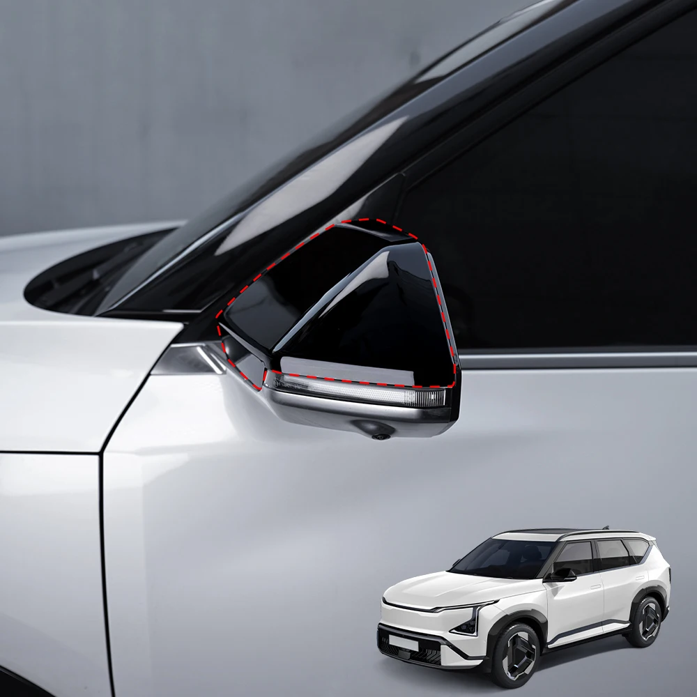 

Exterior Accessories Carbon Fiber Rearview Mirror Decoration Cover Trim For Kia EV5 2024 2025 2026 Accessories