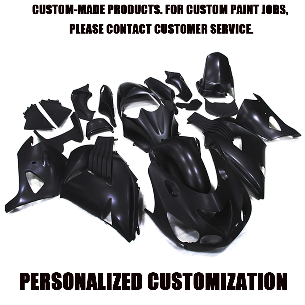 Personalized Customization - Unpainted Fairing Set Bodywork Kit for ZX14 ZX14R ZZR1400 2006-2011 2007 2008