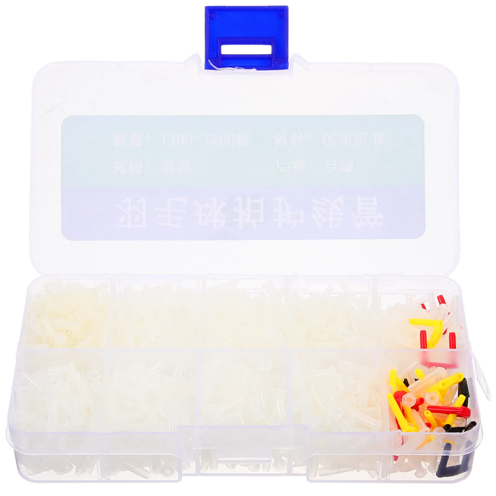 

1 Box Badminton Racket Line Hole Protector Set PU Material Single Double Hole Grommets Connector Pieces Wire Protector Tubing