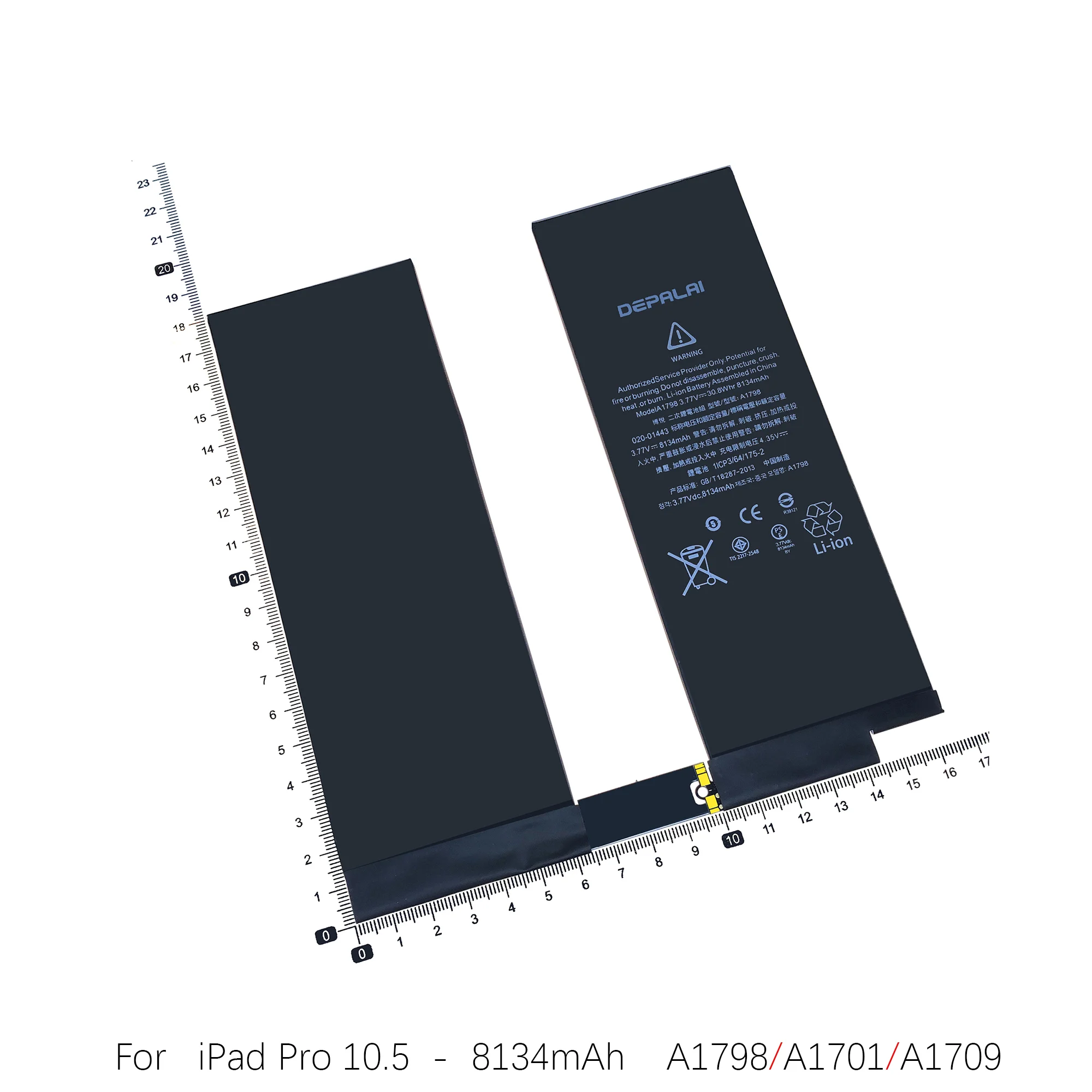 Battery For iPad Pro 9.7 10.5 A1798 Bateria A1664 Replacement Lithium Polymer A1673 A1674 A1675 A1701 A1709 Battery