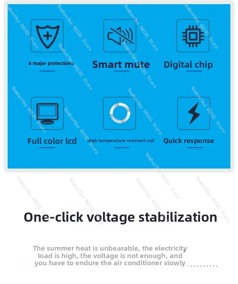 Air conditioner voltage regulator 15kw AC voltage regulator single-phase 220V household high-power voltage regulator