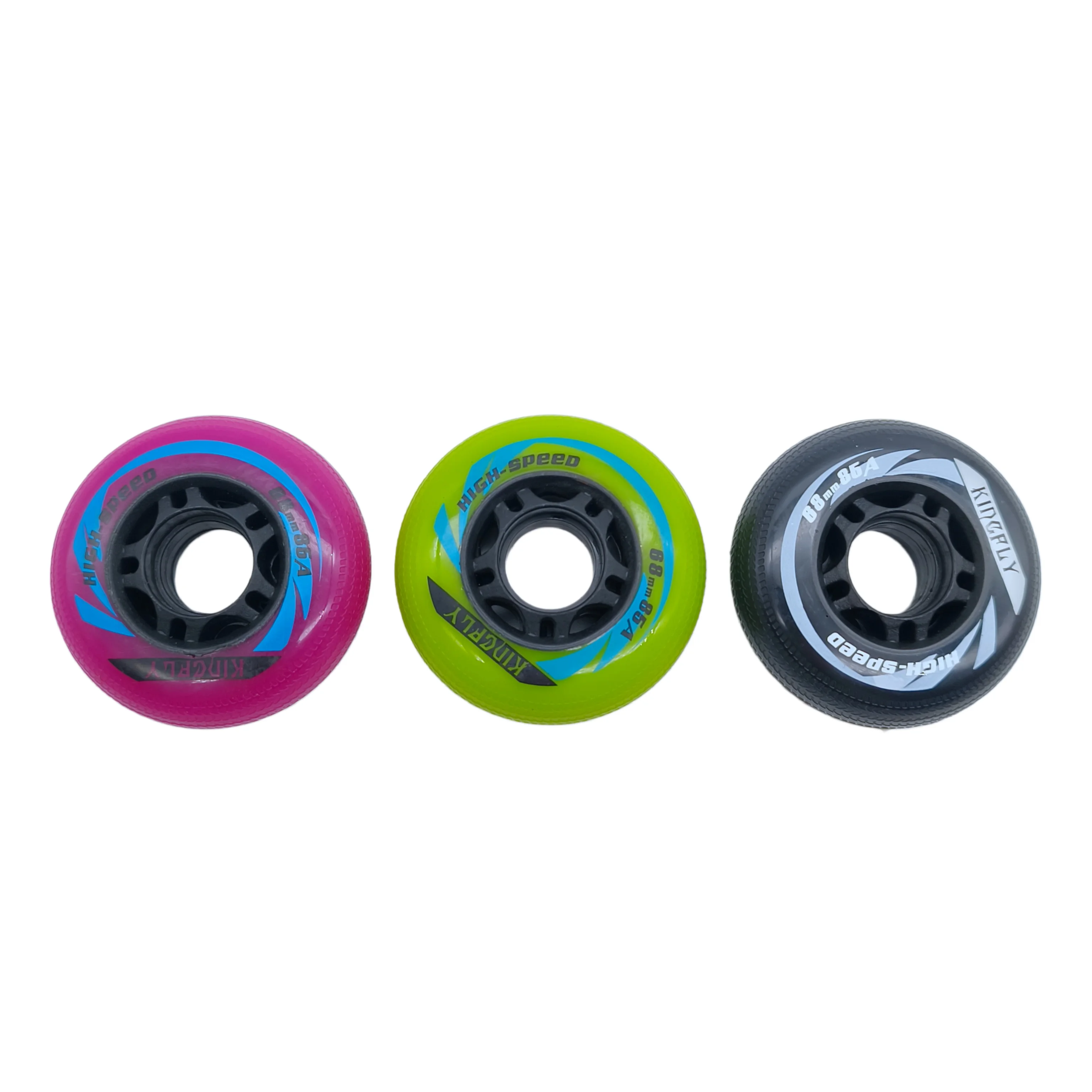 Inline Skate Wheel for Children Roller Skate Wheel 68mm 85a with Bearings 8 Wheels/Lot - view 3