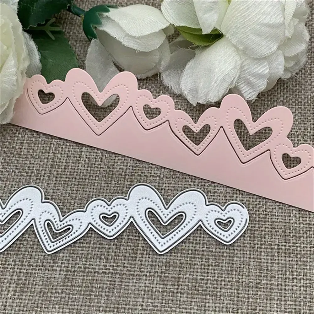 

Heart Metal Cutting Dies Scrapbooking New DIY Scrapbooking Photo Album Decorative Embossing Paper Card