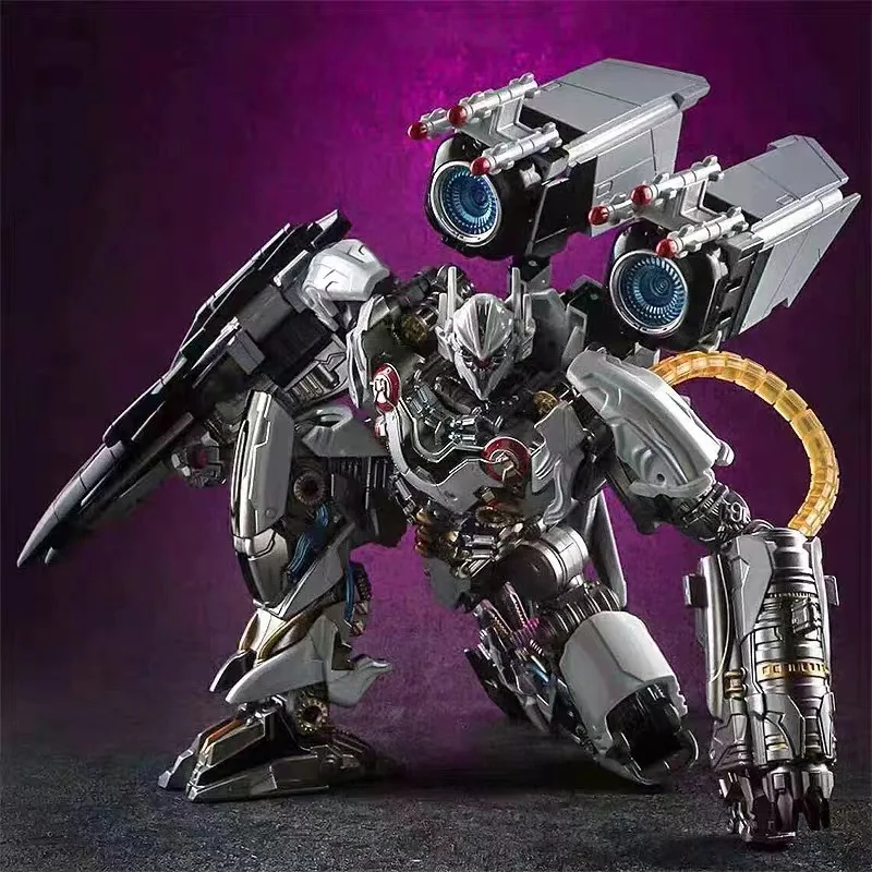 In Stock Black Mamba Deformation ARES NITROGEN Transformers 5 Nitro Zeus Amplified Alloy LS01 Robot Gift Figures Collection