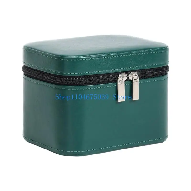 5asd PU Leather Bag Multiple Compartments Storage Solution for Bangle