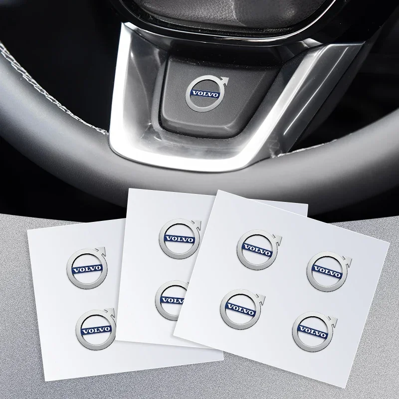 

Car Steering Wheel Badge Stickers Car Door Handle Label Decal For Volvo R Design Xc60 V60 S60 V40 V50 S40 S80 C30 Xc40 Xc70