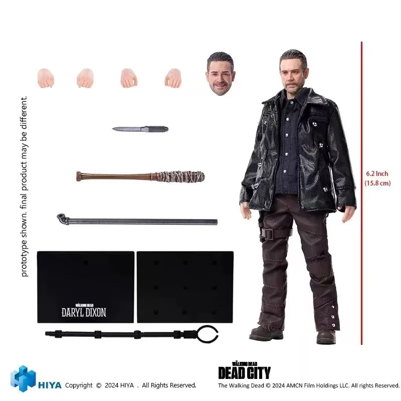 

In Stock Original HIYA Toys The Walking Dead: Dead City Exquisite Super Negan 1/12 Scale Action Figure