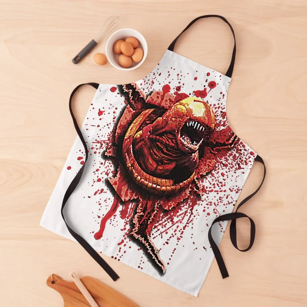 Chestburster Xenomorph Sci Apron For Man household woman Apron