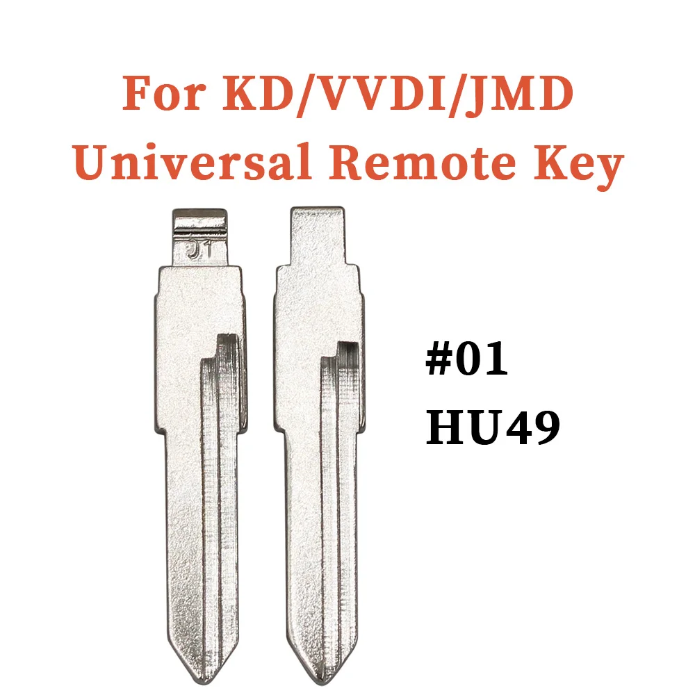 

Универсальный необработанный заготовочный ключ-флип для замены # 01 HU49 для ключей-брелоков KD VVDI JMD для автомобилей Audi, Skoda, VW Santana, Jetta