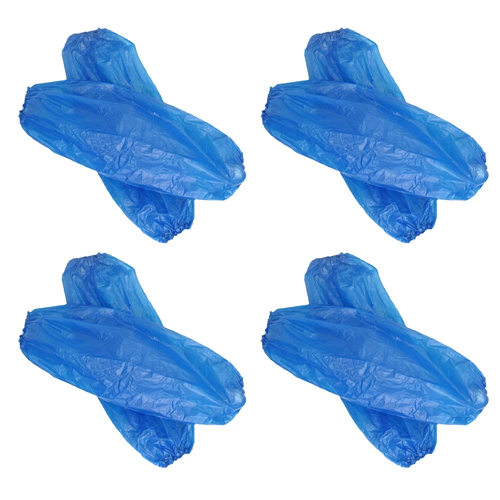 

300pcs Plastic Sleeves Lightweight Waterproof Disposable Oilproof Cleaning Sleeves Cleaning Kitchen Oversleeves For Adults