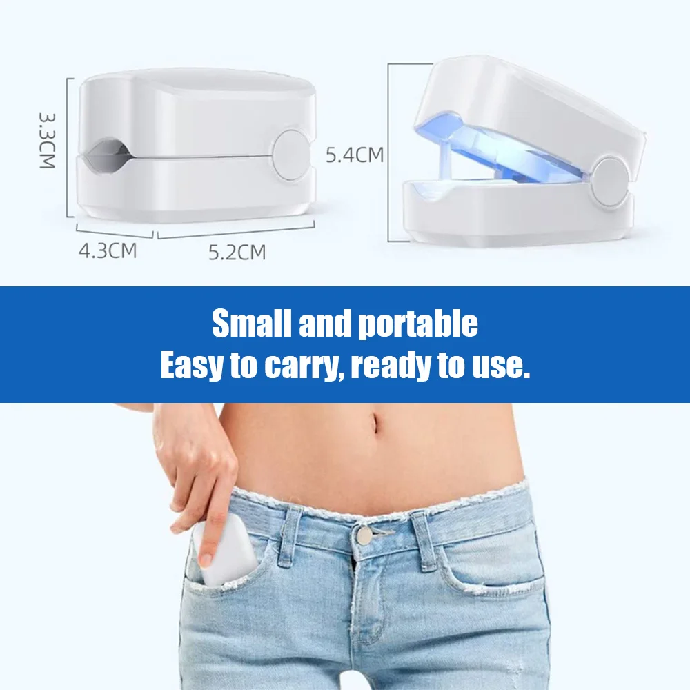 Mini Nail Fungus Laser Treatment Device Repair Toenail Fingernail Fungus Treat Onychomycosis Therapy Cure Effectively Remover