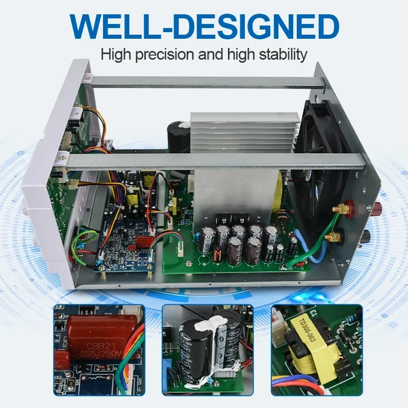 

High-Power Regulated DC Power Supply With High Precision and High Stability Output 30V 30A Mestek DP3050 Power Supply