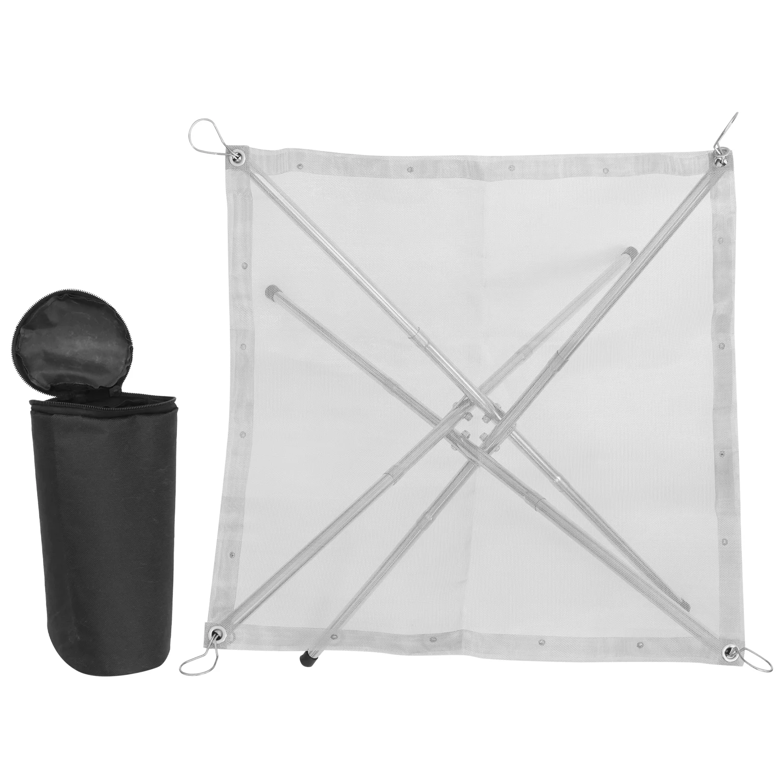 

Barbecue Camping Tripod Folding Campfire Stand Burning Rack Outdoor Heater Mini Charcoal BBQ Grill