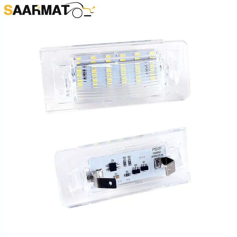 

2Pcs LED License Number Plate Light Lamps for Audi TT MK1 8N Roadster / Cabrio 8N9 Coupe 8N3 1998-2006