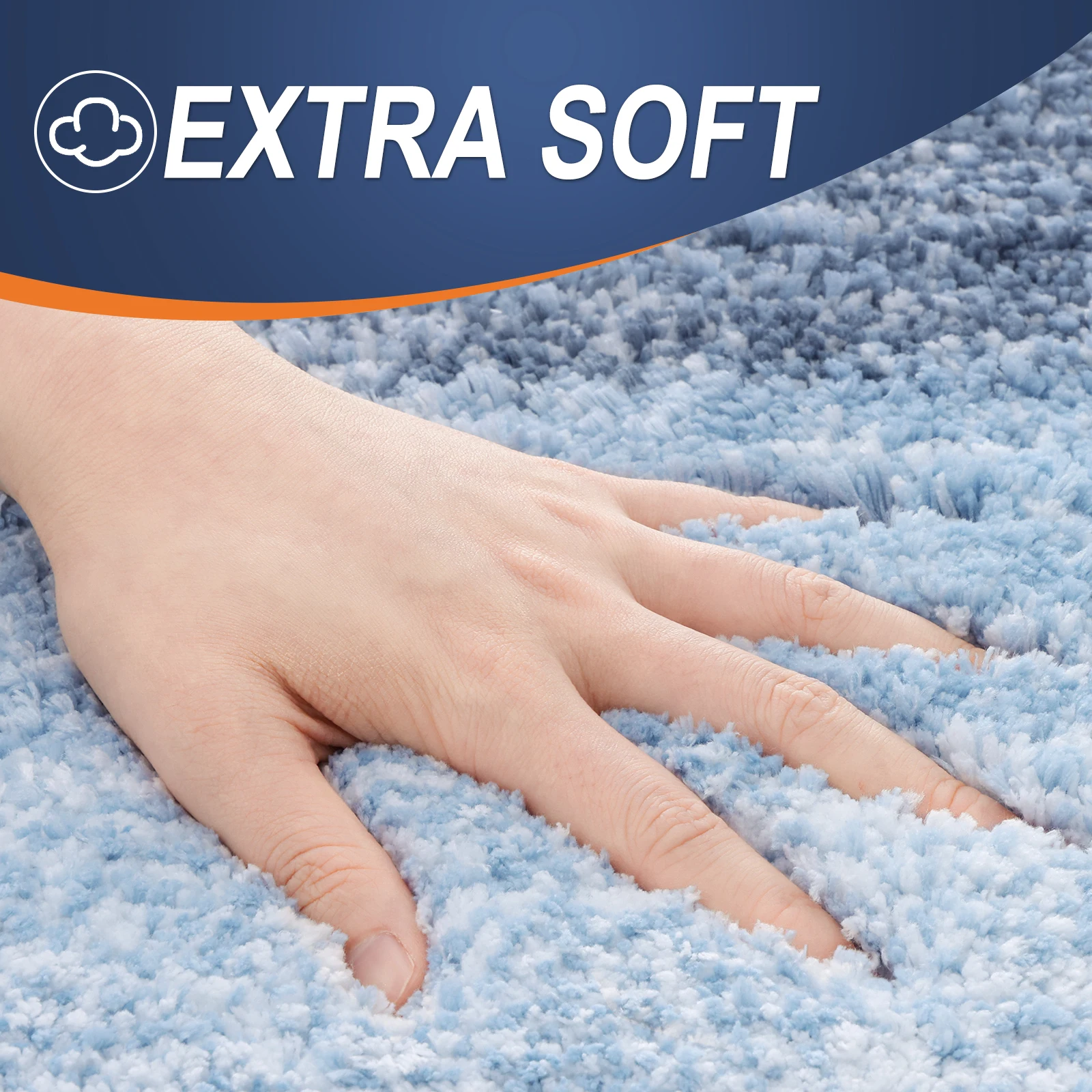 HAPIHAPPY Bathroom Rug Mat 51X76 Non-Slip Plush Shaggy Bath Carpet Extra Soft And Absorbent Microfiber Bath Rugs Tub And Shower_voghion.com