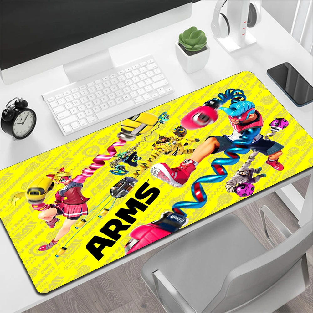 ARMS Primavera Homem Gaming Mouse Pad, Grande PC Gamer Computer Mouse Mat, Big Mousepad, Teclado Mause Desk, XXL