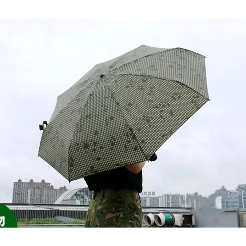 MC Tiger Stripe Camouflage Full-automatic Umbrella Desert Digital Night Camo Folding Umbrella Men Women Army Fans Gift