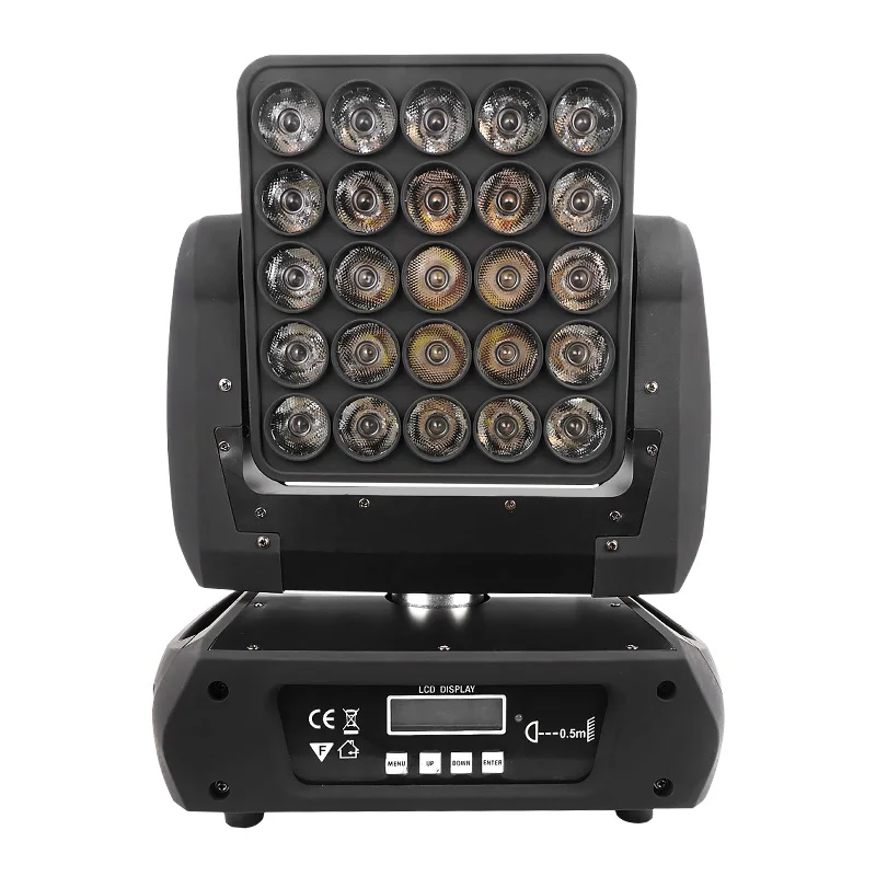 Palco movente head light dmx matrix moving head iluminação rgb moving head 4 em 1 led moving beam para dj discoteca casamento efeito de luz