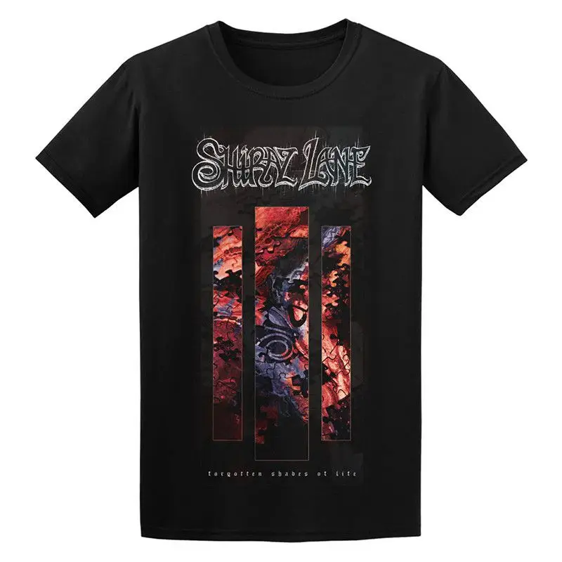 

Shiraz Lane's Dark Metal Rose Pattern Rock American Loose Printed Pure Cotton Men's and Women's Short-sleeved T-shirts