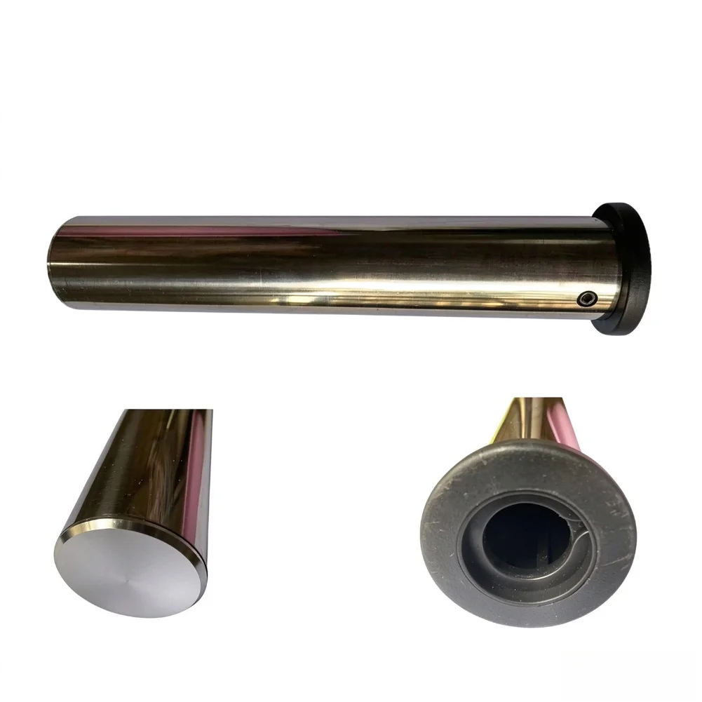 Stainless Steel Barbell Bar Adapter Sleeve 50mm Weight Plate Tube 242mm 311mm For Gym Strength Training Fitness Equipment