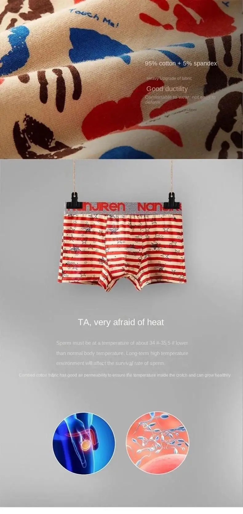4 Stücke Boxershorts männer Unterwäsche Sexy Höschen Baumwolle Boxer Mann Unterhose Männliche Shorts Homme U Konvexen Dessous Kostenloser Versand – Detail 3