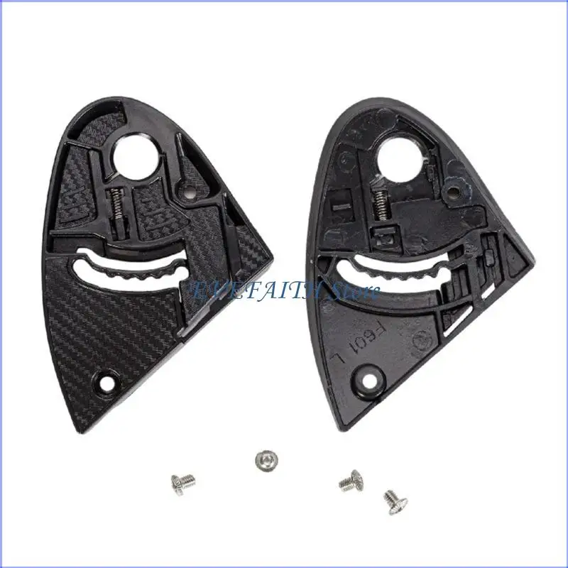 124B For GXT601 602 Motorcyclists Helmet Screen Lens Mounting Fix Base Holder 1 Pair