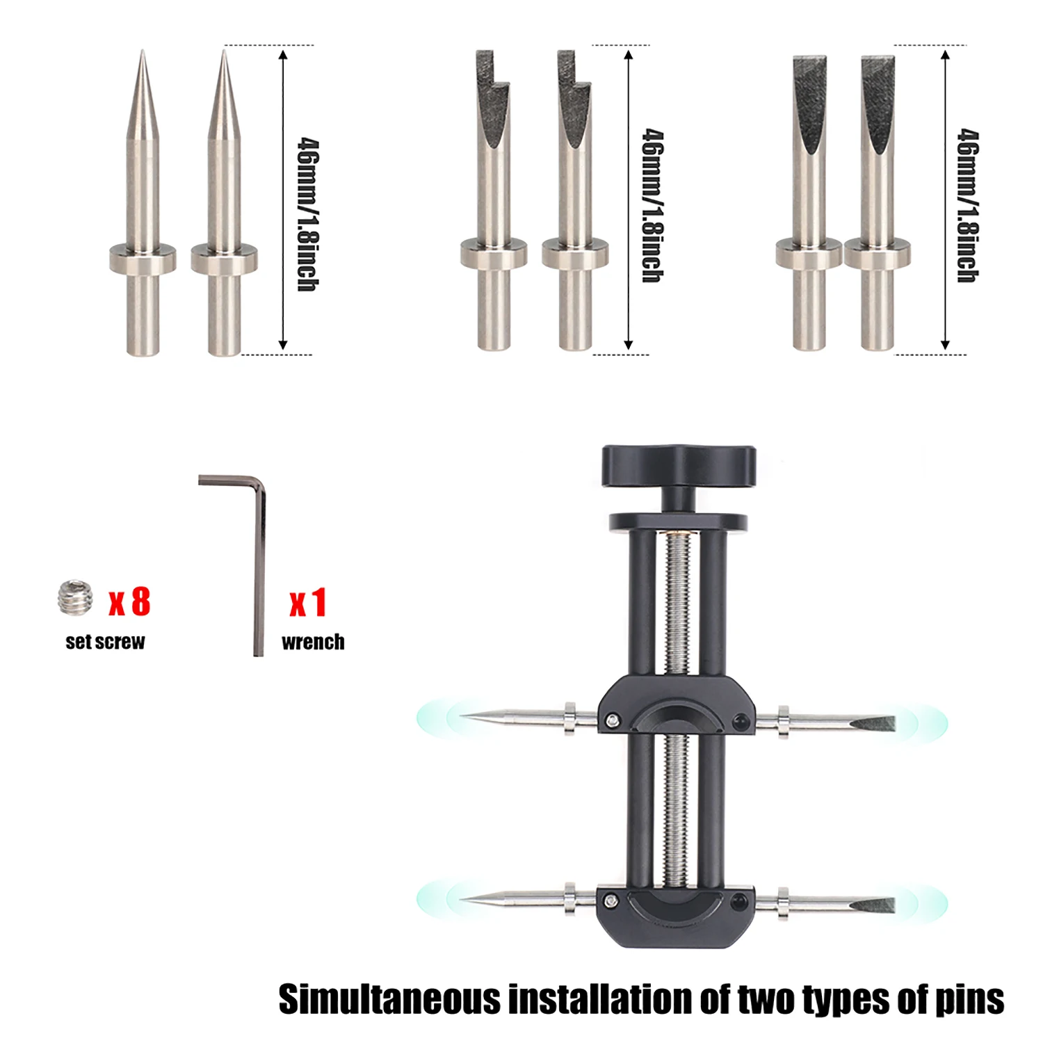 Universal Camera Lens Filter Repair Tool Filter Thread Hole Deformation Repair Plastic Correction Tool for DSLR Cameras