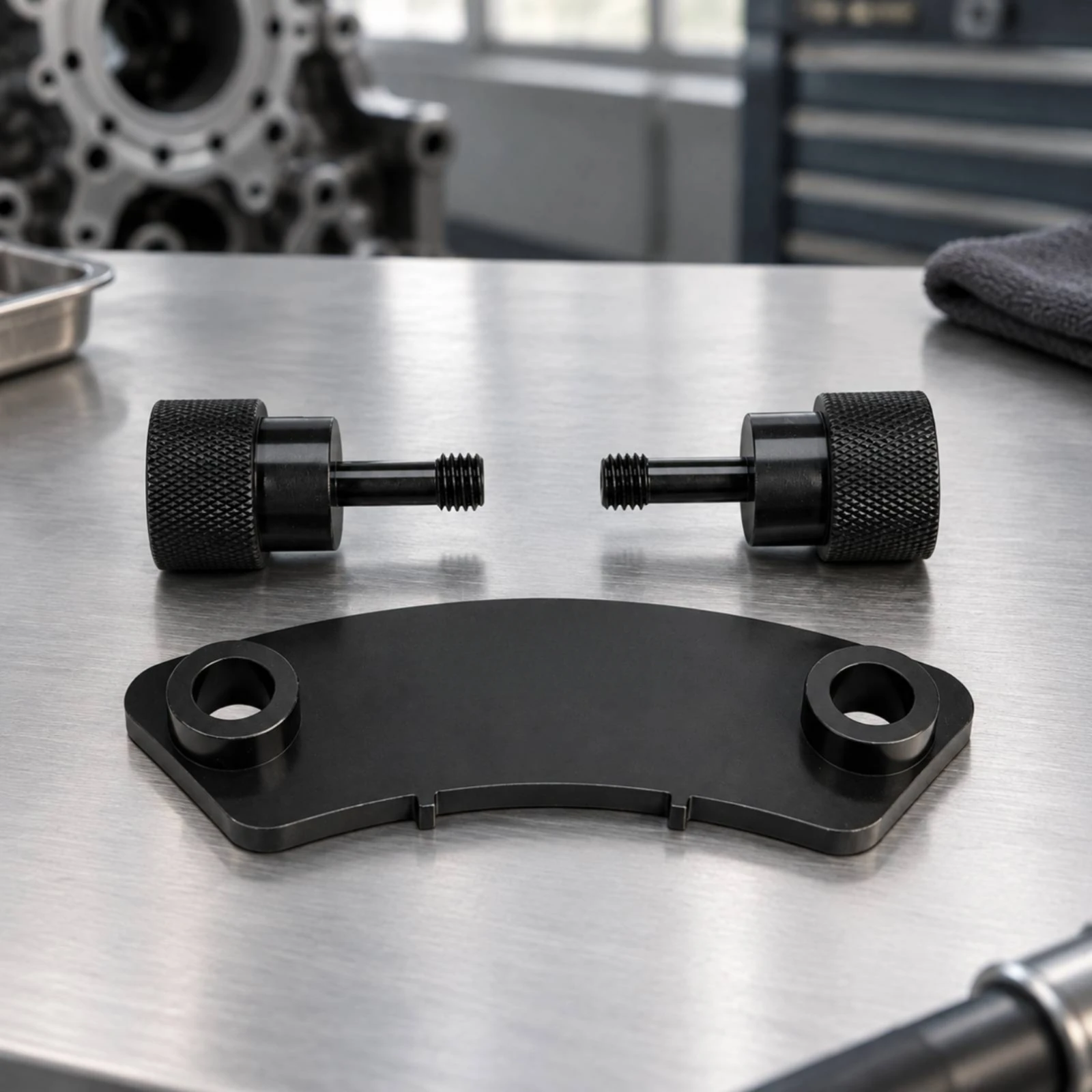 Engine Timing Fixture with Adjustment Knobs Slim Flywheel Positioning Tool for Mechanics, Workshop, Garage