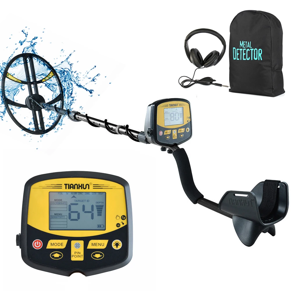 Professional Underground Metal Detector TX-850 with bigger search coil higher sensitivity Gold Detector Treasure Hunter