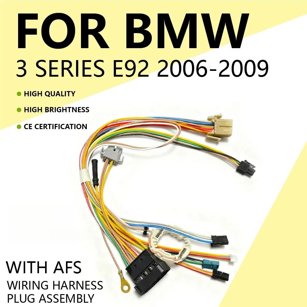 

Для BMW 3 серии 2006-2009, внутренний жгут проводов фар E92 E93 325I 330I 335, жгут проводов фар AFS