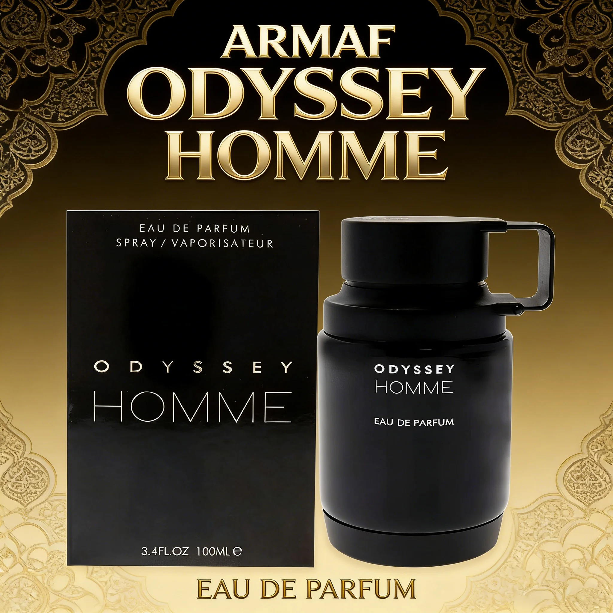 بخاخ أرماف أوديسي أوم EDP للرجال - 3.4 أونصة 101.4 مل خشب كهرماني حار يدوم طويلاً #3