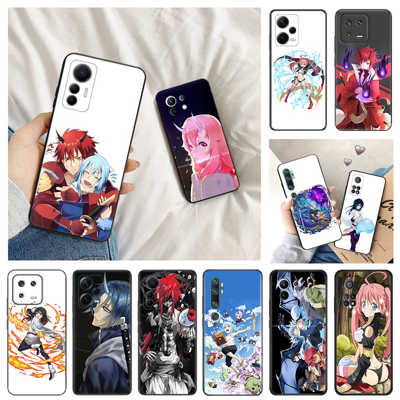 Ultra Thin Anime That Time I Got Reincarnated as a Slime Phone Case for Redmi Note13 12s 12c 13c Xiaomi 13 12 12x 12t Pro Cover