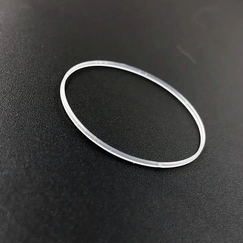 1.25mm Thick Waterproof I-ring 26mm to 35.5mm Inner Diameter Plastic Gasket for Watch Crystal Round Glass L3212
