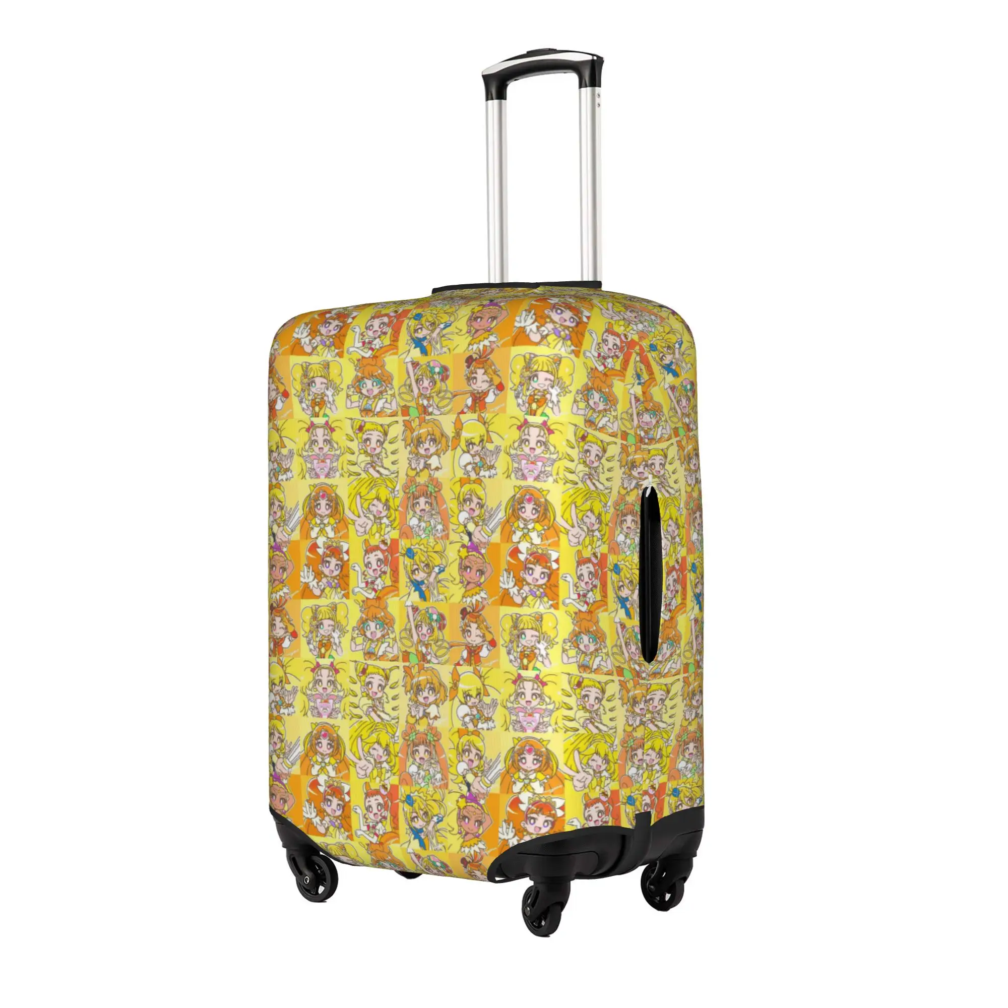 Custom Pretty C-Cures Luggage Cover Elastic Sweet Angel Travel Suitcase Protective Covers Suit For 18-32 inch