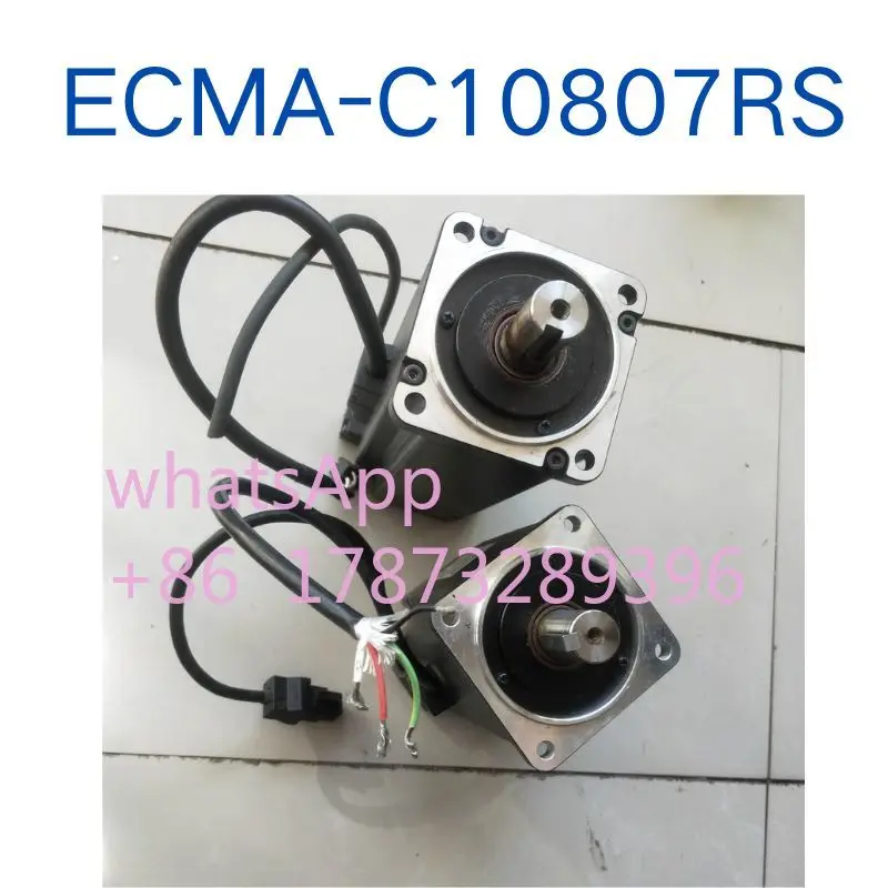Gebrauchter Servomotor ECMA-C10807RS, OK getestet, Funktion intakt