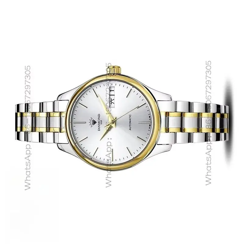 221200 Time Island Watch Shanghai Automatic Mechanical Watch Stainless Steel Simple Steel Band Men's Watch